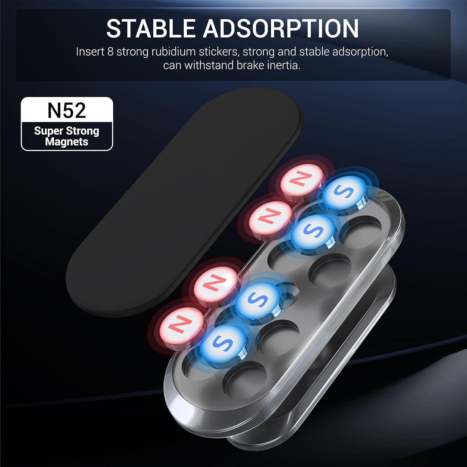 Soporte Magnético para Teléfono en Auto TT&C - 2 Piezas