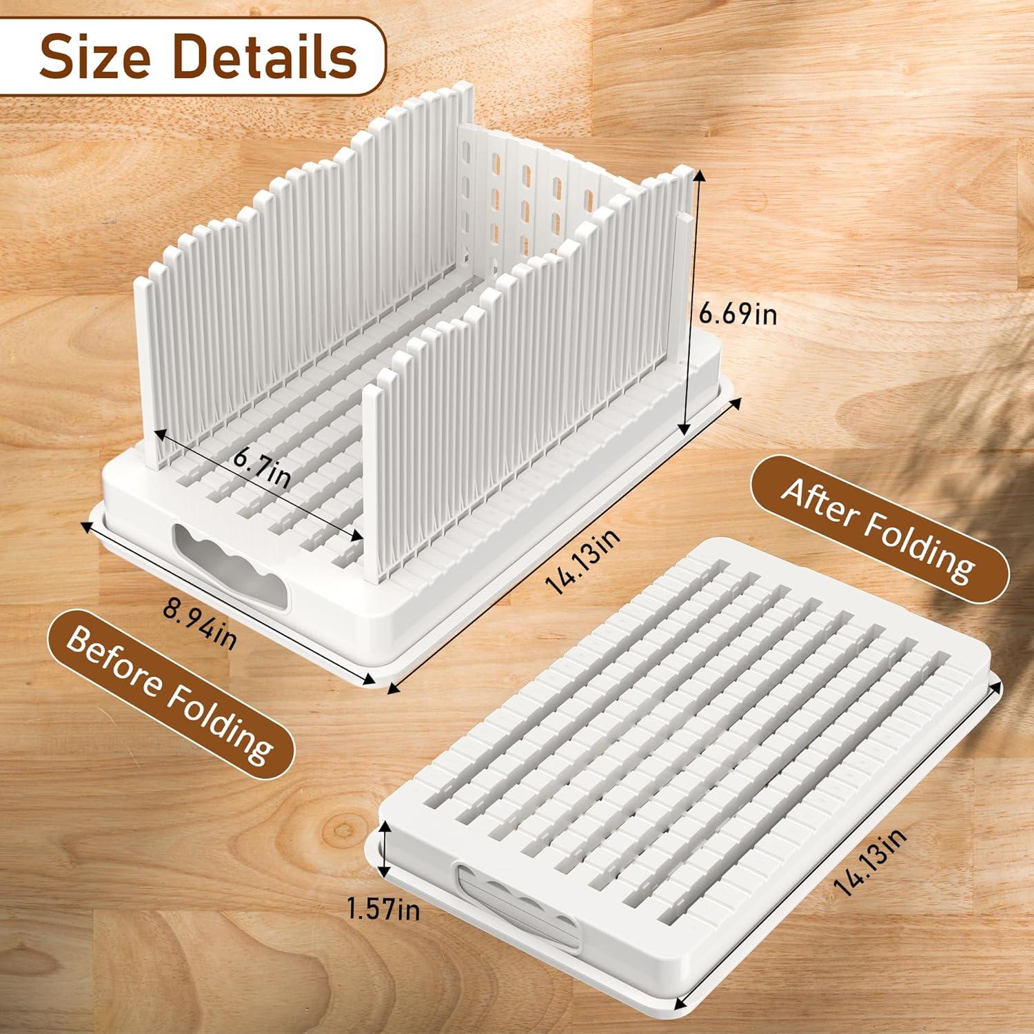 Cortador de Pan CMDZHF Ajustable con Recogedor de Migas