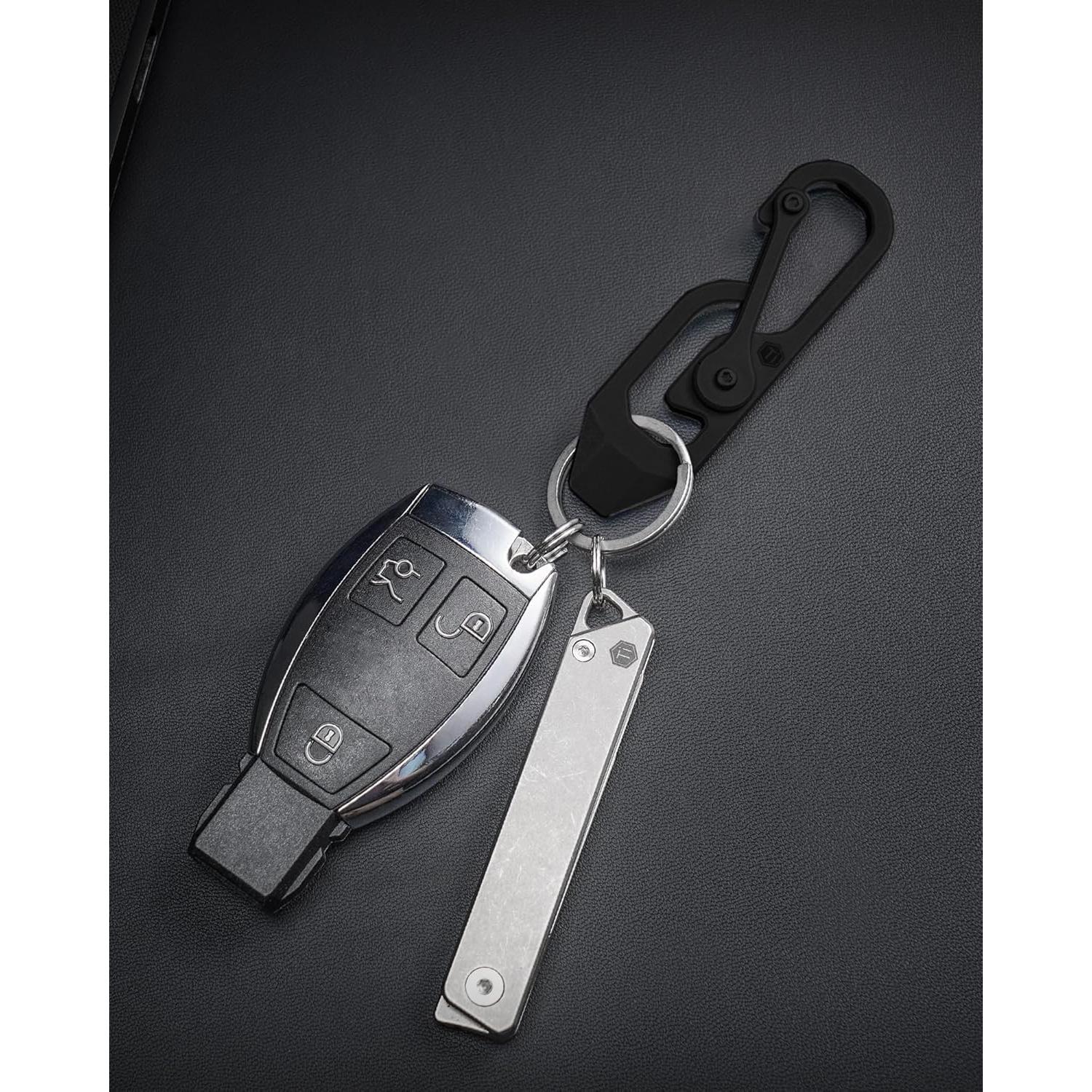 Multiherramienta de Llavero KeyUnity Titanio 3 en 1 KU04BK