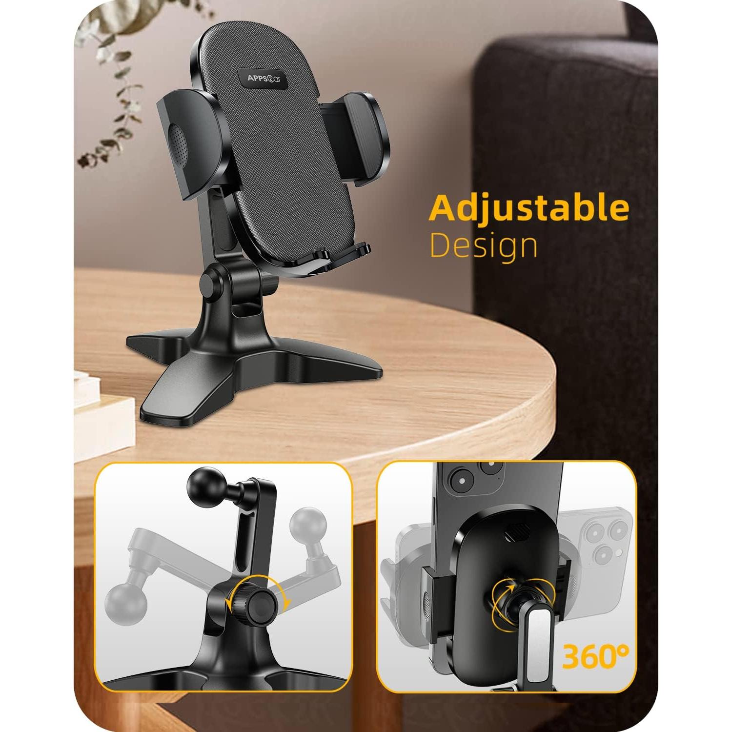 Soporte para Teléfono Wiiki-Tech L3HB-HBFT Ajustable Negro
