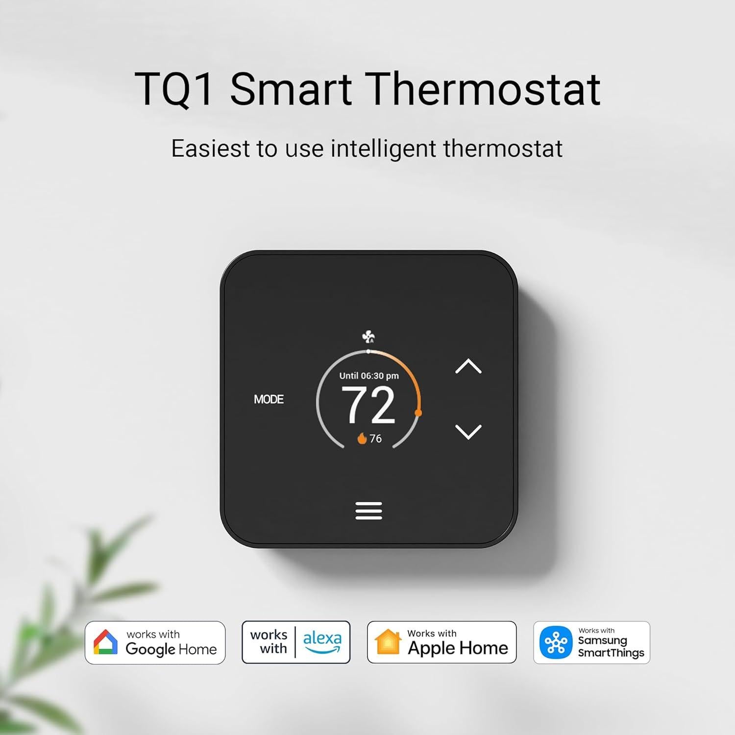 Termostato Inteligente LUX TQ1 WiFi Programable 24V
