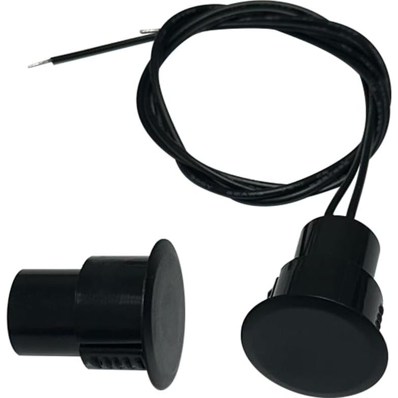 5 Juegos de Contactos Magnéticos NC DSYBJR para Puertas - Negro