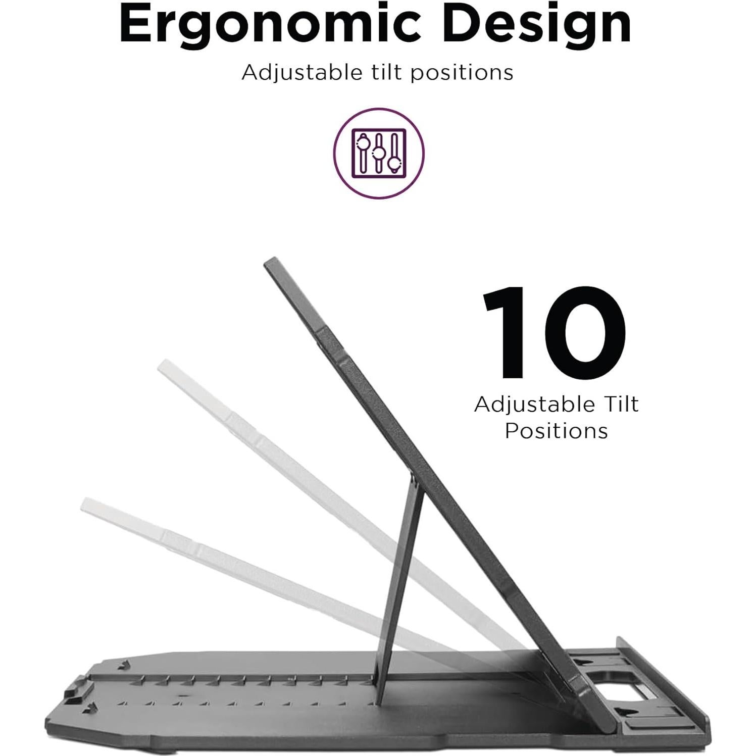 Soporte para Laptop 2-en-1 Lenovo - Ajustable y Ergonómico