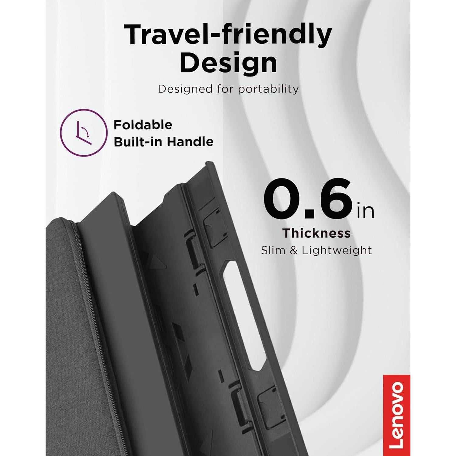 Soporte para Laptop 2-en-1 Lenovo - Ajustable y Ergonómico