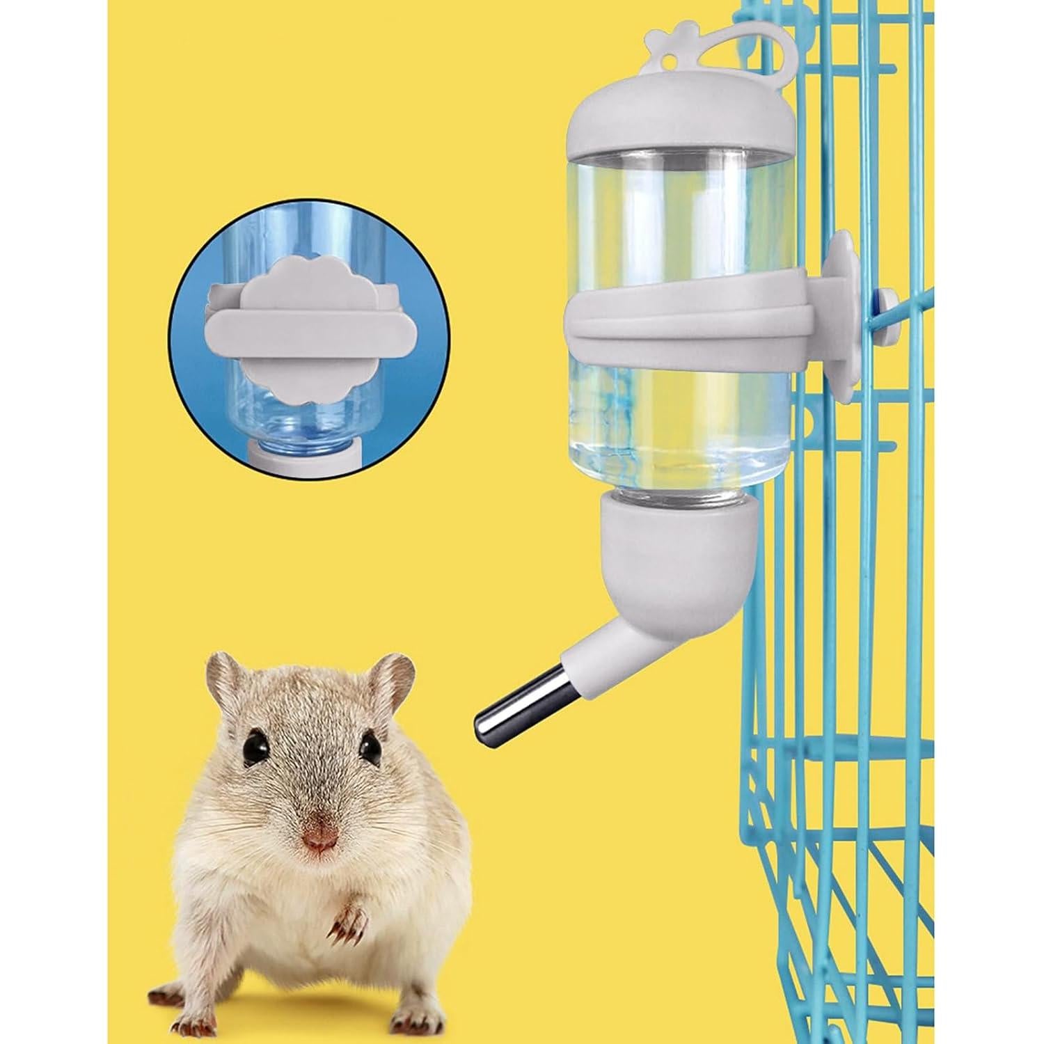 Botella de Agua Sin Goteo GKYZBB 125ml para Hámsters y Cobayas