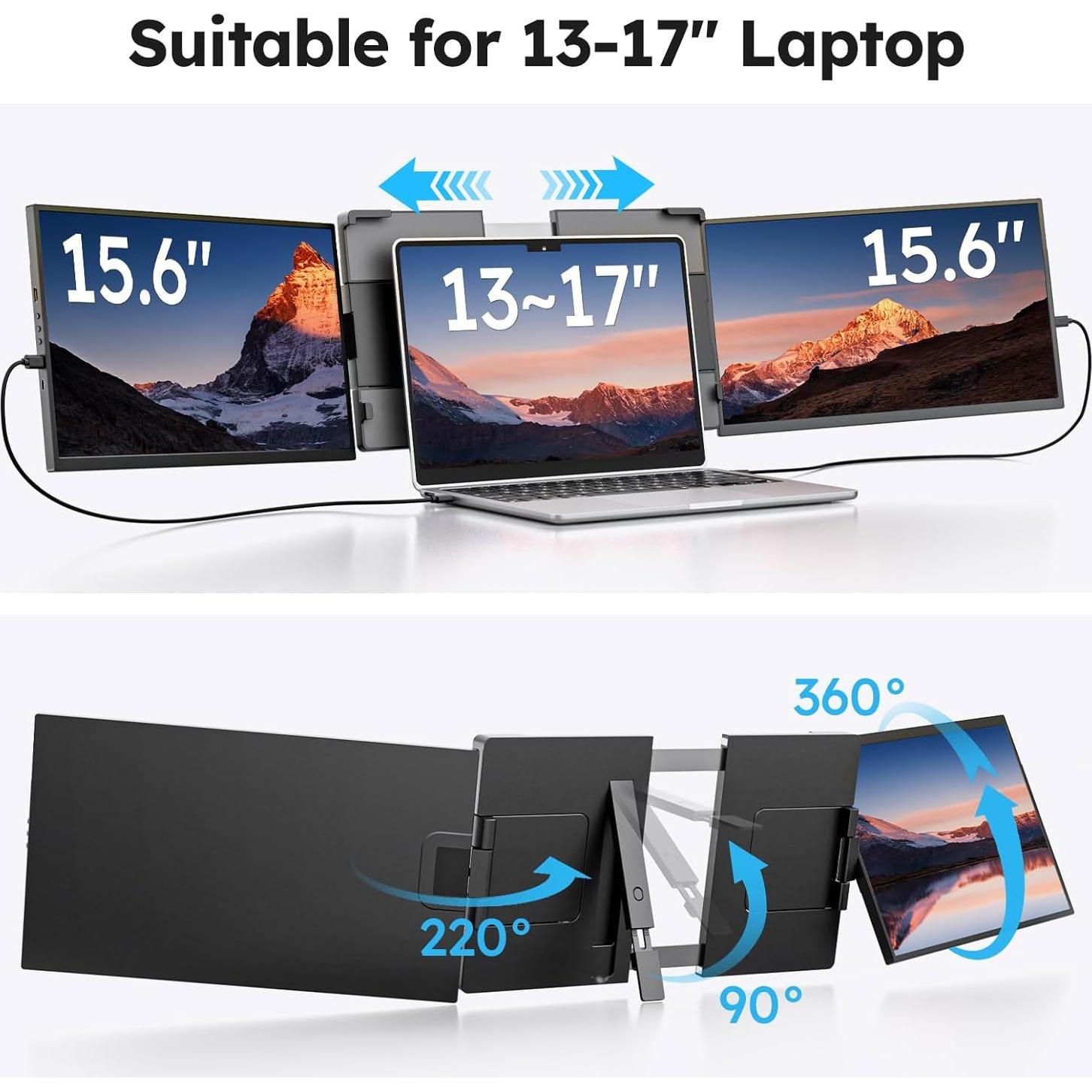 Extensor de Pantalla Dopesplay 15.6" FHD 1080P para Laptop