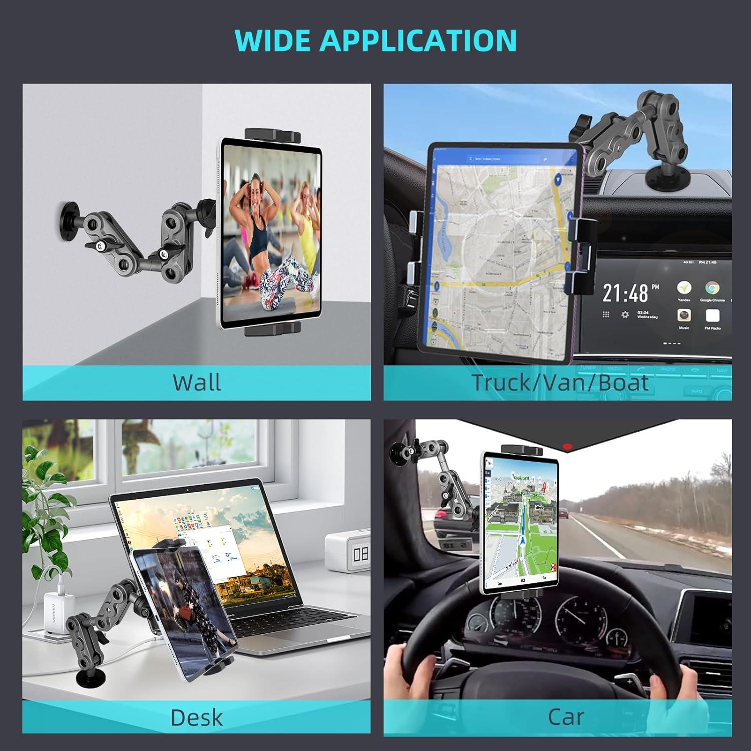 Soporte para Tablet de Auto Porfortop HDM-024 Ajustable 360°