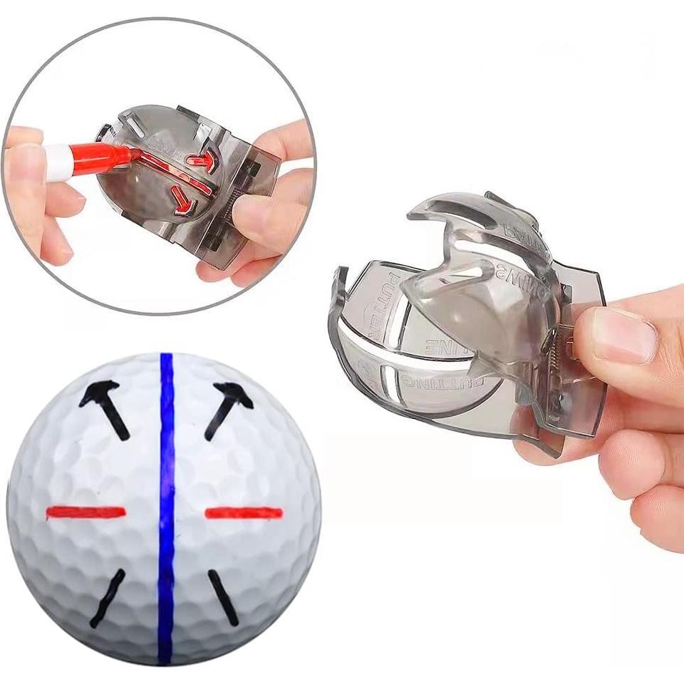 Paquete de 8 Marcadores de Golf Eeokoka con Plantillas