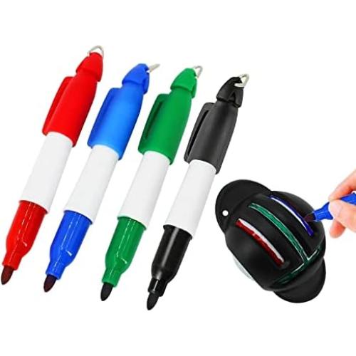 Paquete de 8 Marcadores de Golf Eeokoka con Plantillas