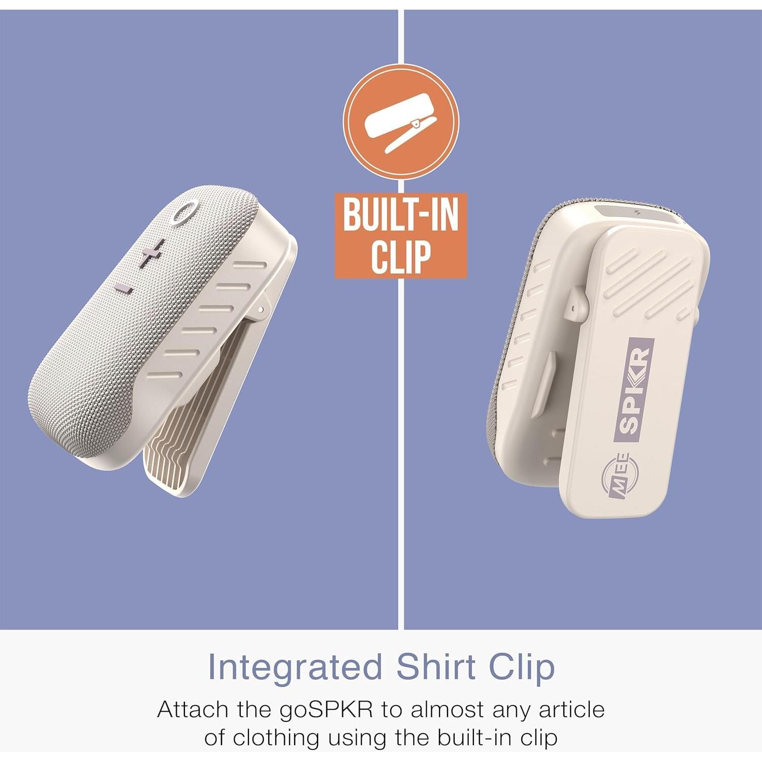 Altavoz Bluetooth MEE audio goSPKR Portátil Resistente al Agua