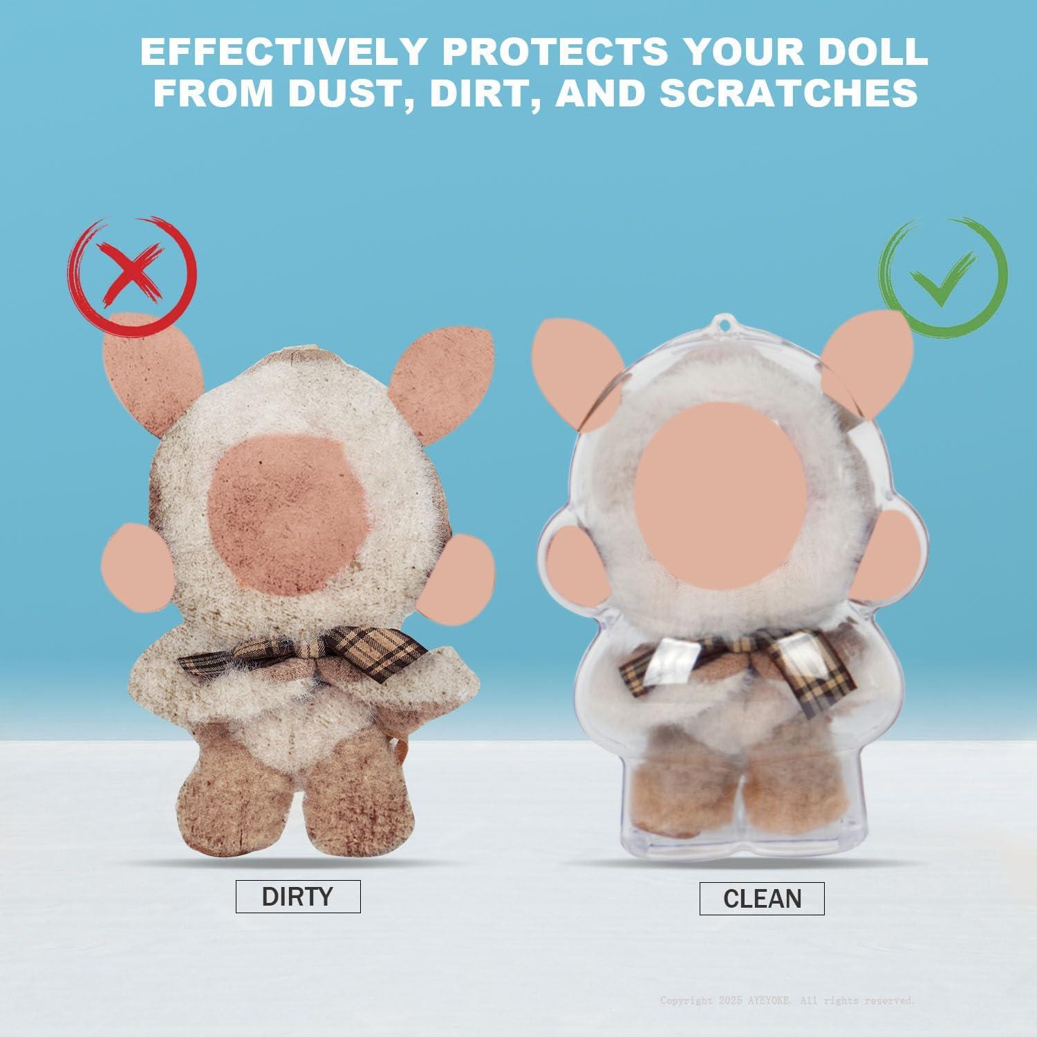 Funda Protectora Acrílica AYEKOKE para Muñeca - Exhibición 360°