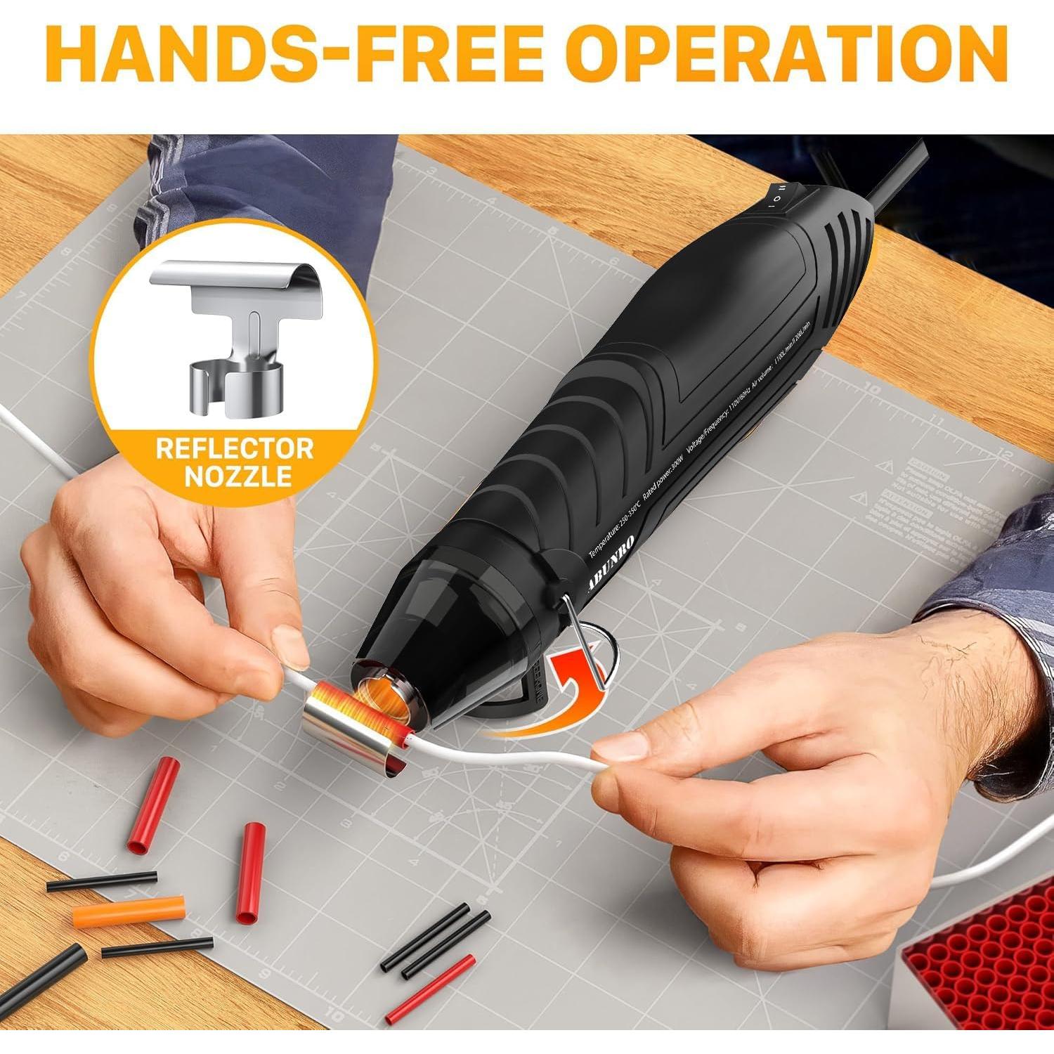 Mini Pistola de Calor 300W ABUNRO MF300 Doble Temperatura