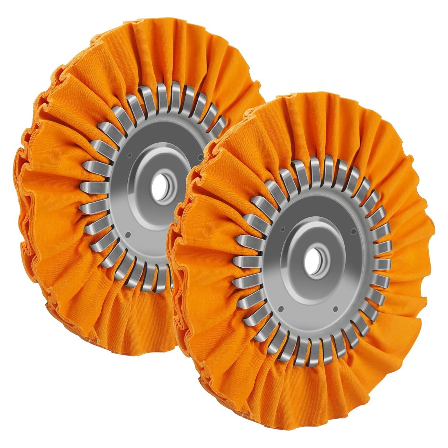 Ruedas de Pulido Naranjas Konvixon 20.32 cm 2 Pcs Multiusos