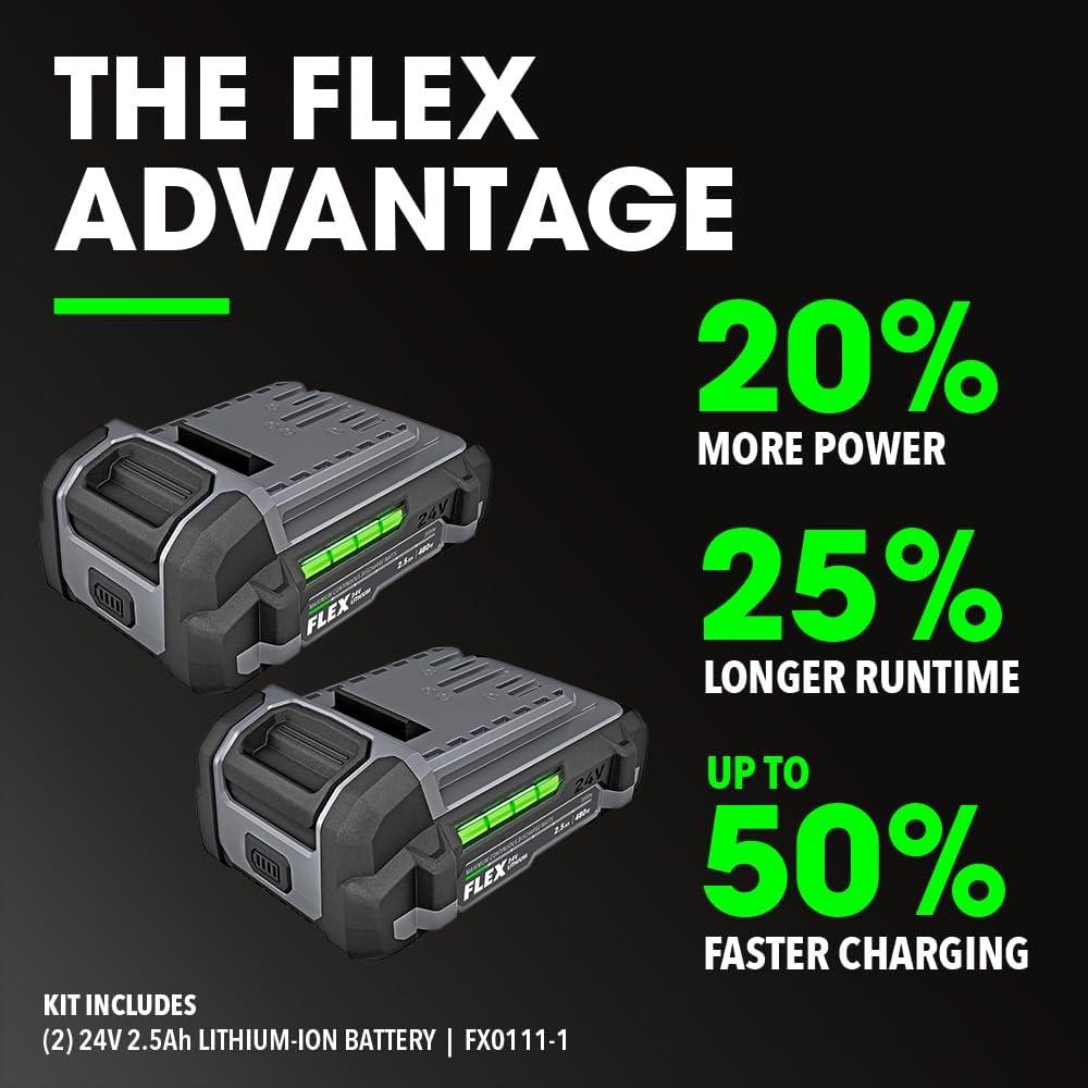 Kit de Herramientas Inalámbricas FLEX 24V - Taladro, Destornillador, Sierra y Luz