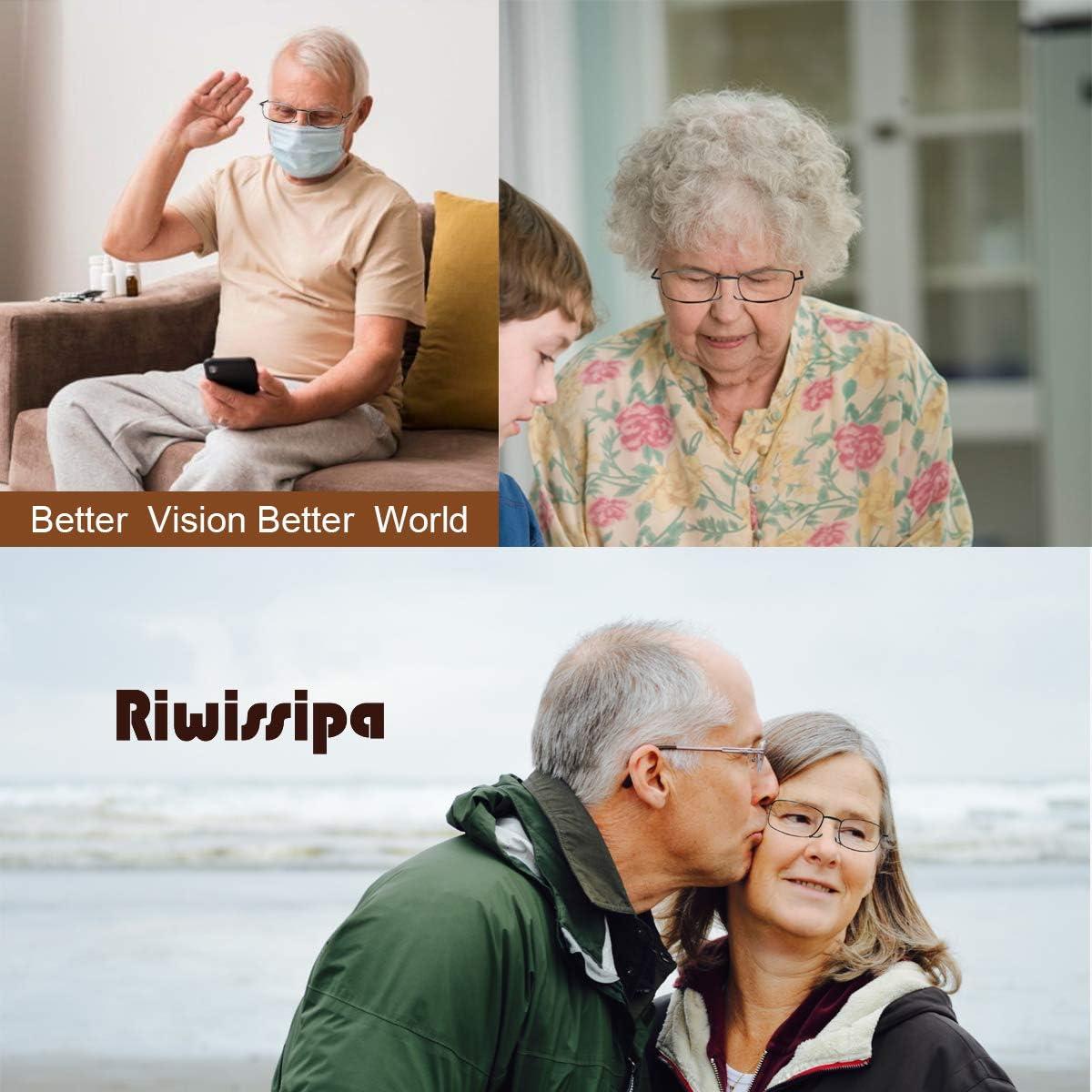 Gafas de Lectura Plegables RiwiSipa con Bloqueo de Luz Azul