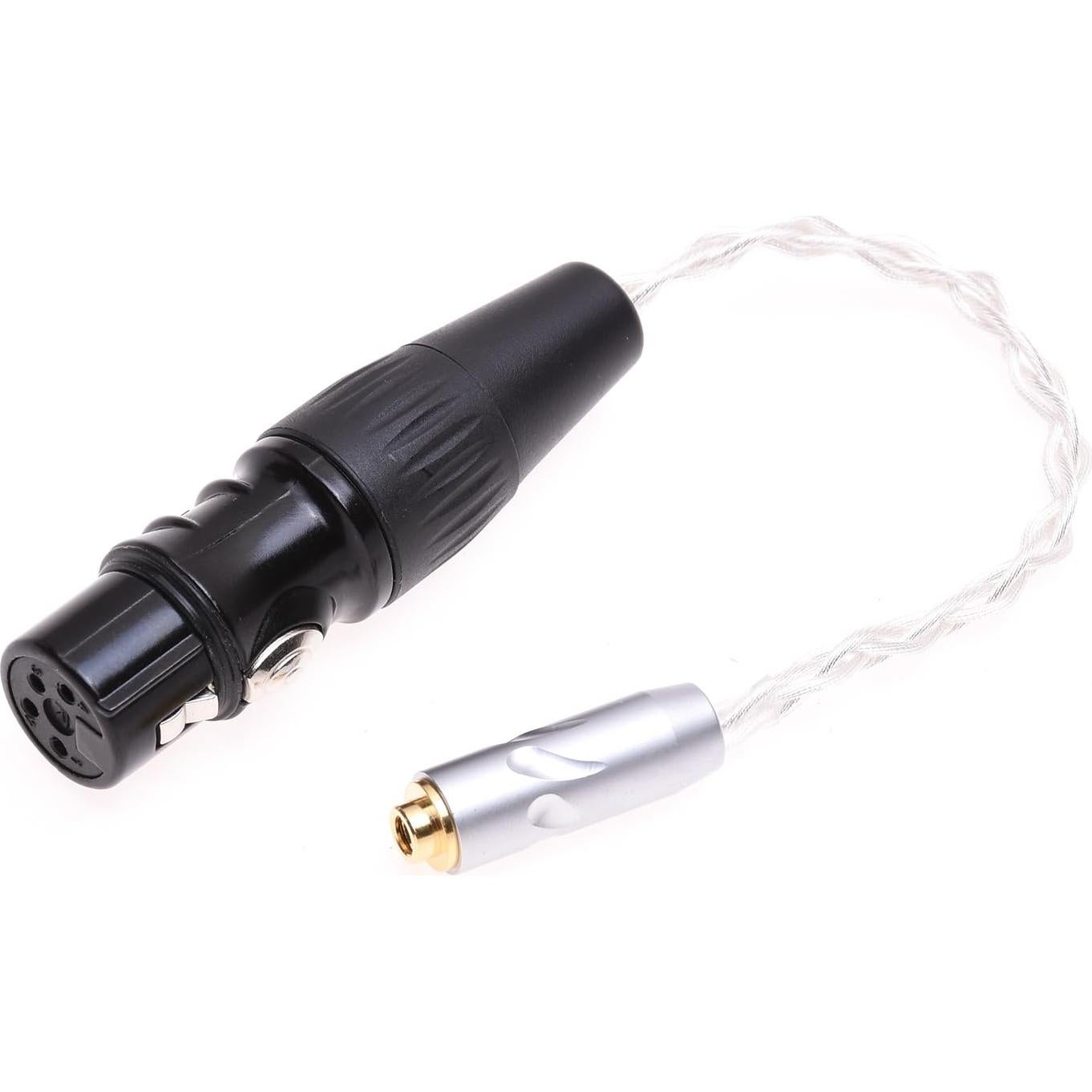 Adaptador de audio balanceado 4 pines XLR a 3.5mm TRRS Hifiman
