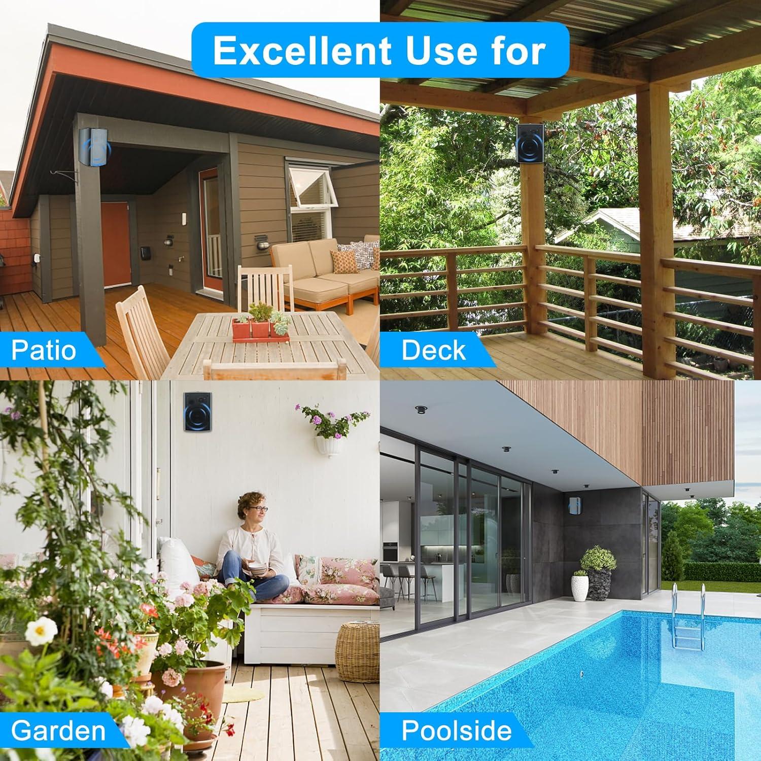 Altavoces Exteriores STUDIOFINIX 6.5" Impermeables 800W