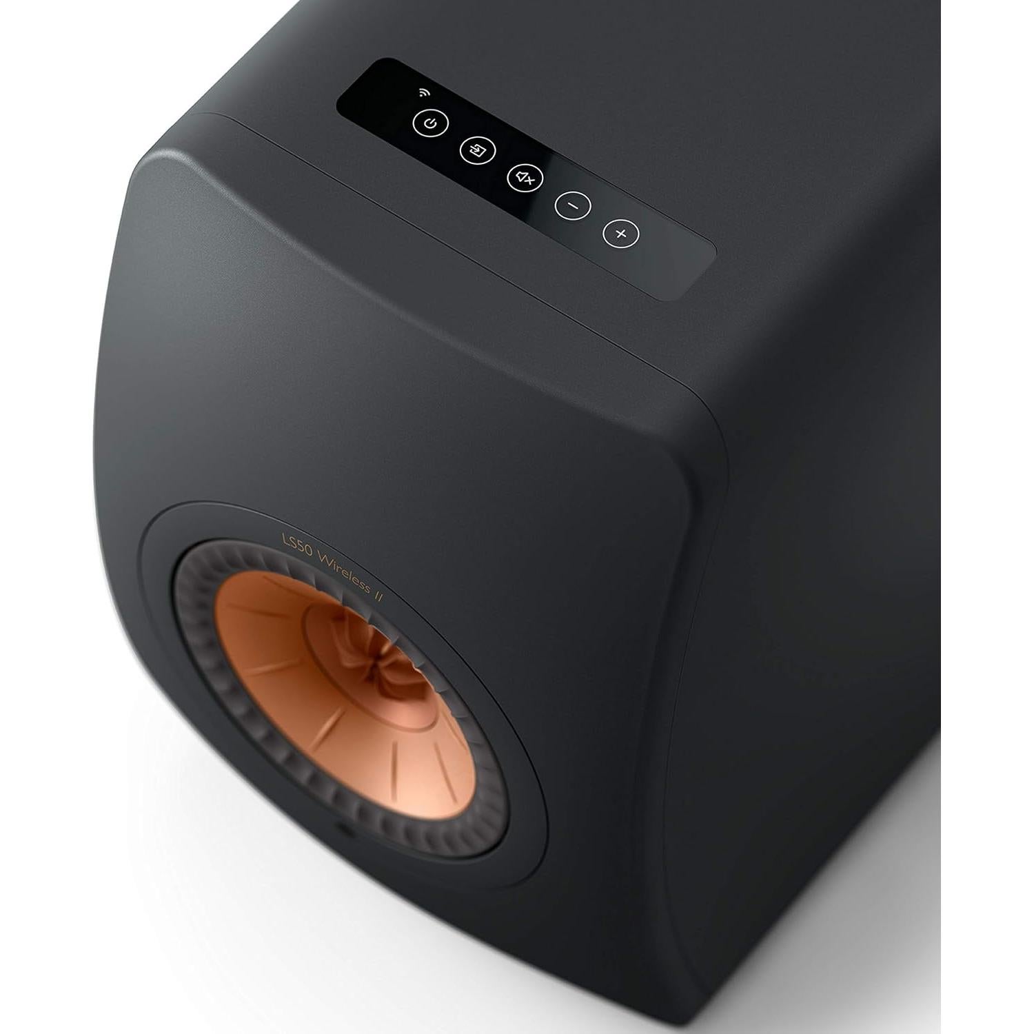 Altavoces de Estantería KEF LS50 Wireless II - Negro Carbón