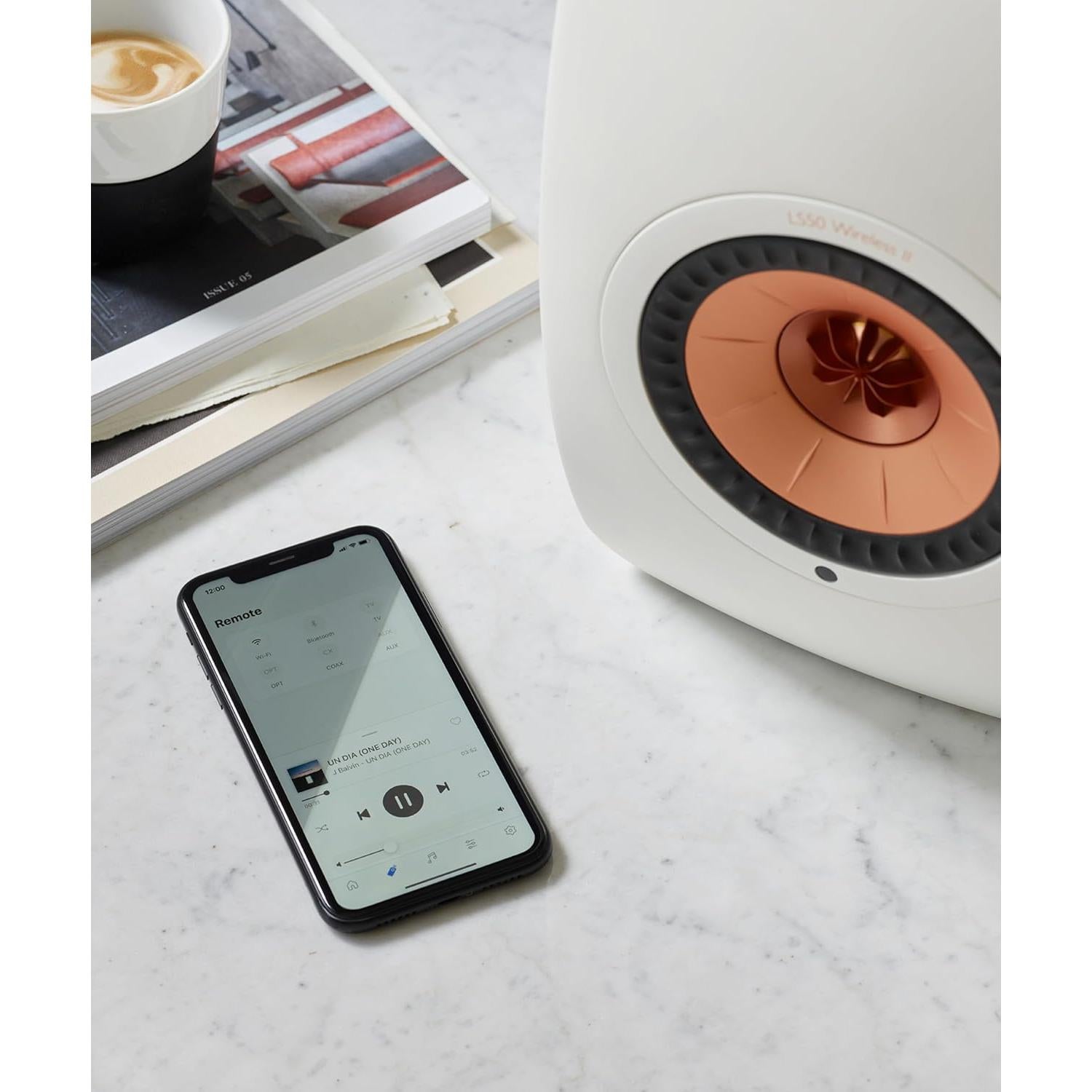 Altavoces de Estantería KEF LS50 Wireless II - Negro Carbón