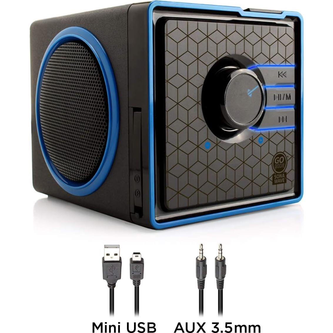 Altavoz Portátil GOgroove SonaVERSE BX - 12W, USB, AUX, Batería 5h