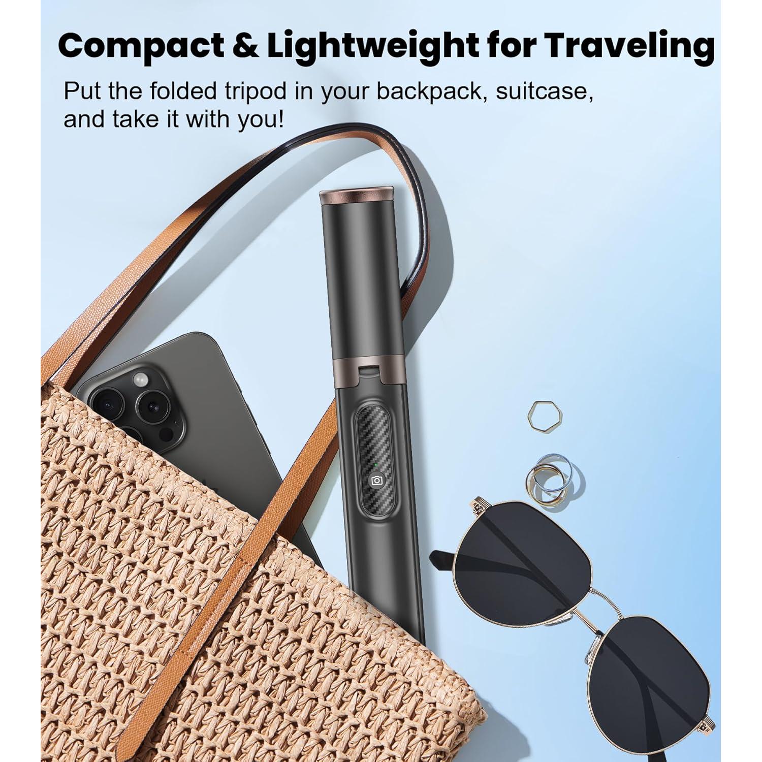 Trípode Selfie TONEOF 60cm con Control Remoto Integrado