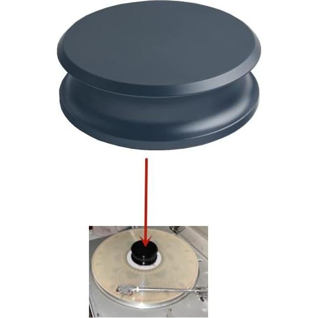 Estabilizador de Peso DEWHEL para Tocadiscos de Vinilo Corto Negro