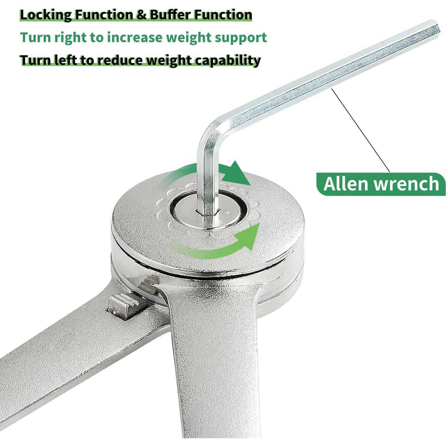 Soporte de Tapa Cierre Suave RUYUFE 40lb 2 Unidades