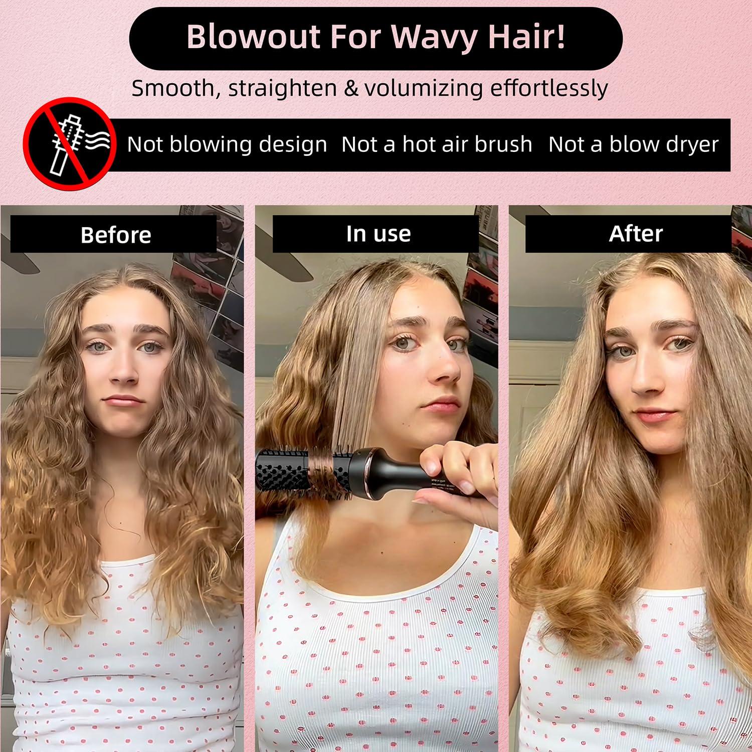 Cepillo Térmico Desalo 1.5" para Rizos Sueltos y Volumen