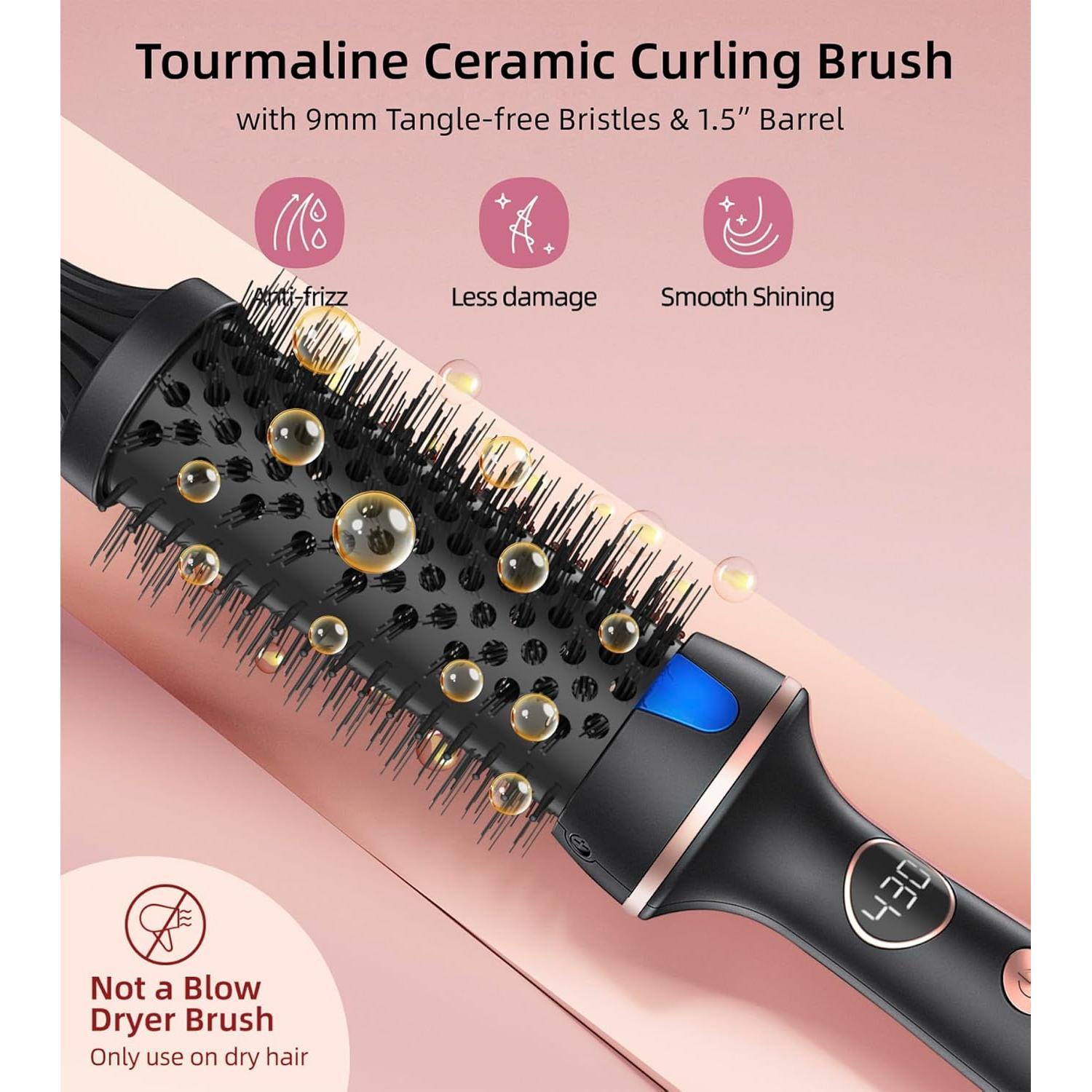 Cepillo Térmico Desalo 1.5" para Rizos Sueltos y Volumen