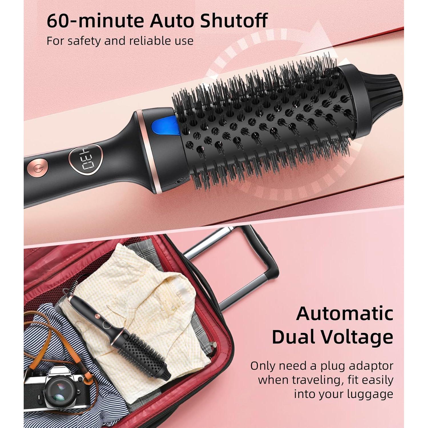 Cepillo Térmico Desalo 1.5" para Rizos Sueltos y Volumen