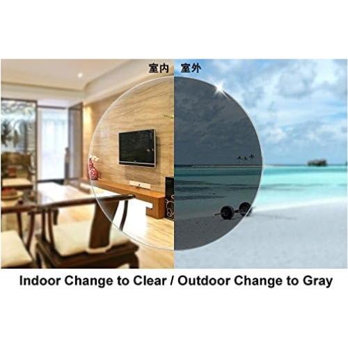 Gafas de Lectura Fotocromáticas Unisex 1.5x Marco Negro