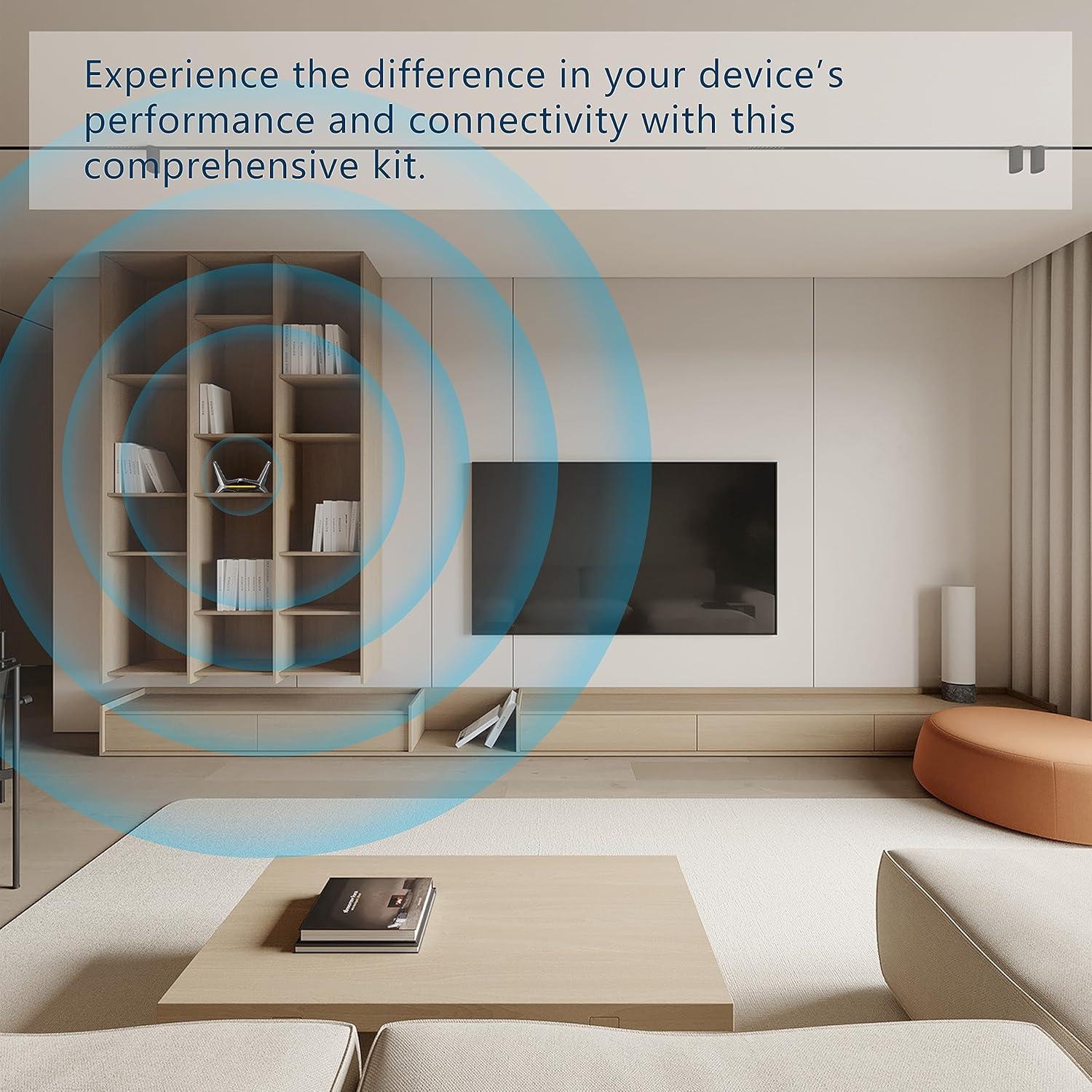 Kit de Antena MIMO 2x2 15dBi Mophamp para 4G LTE/5G