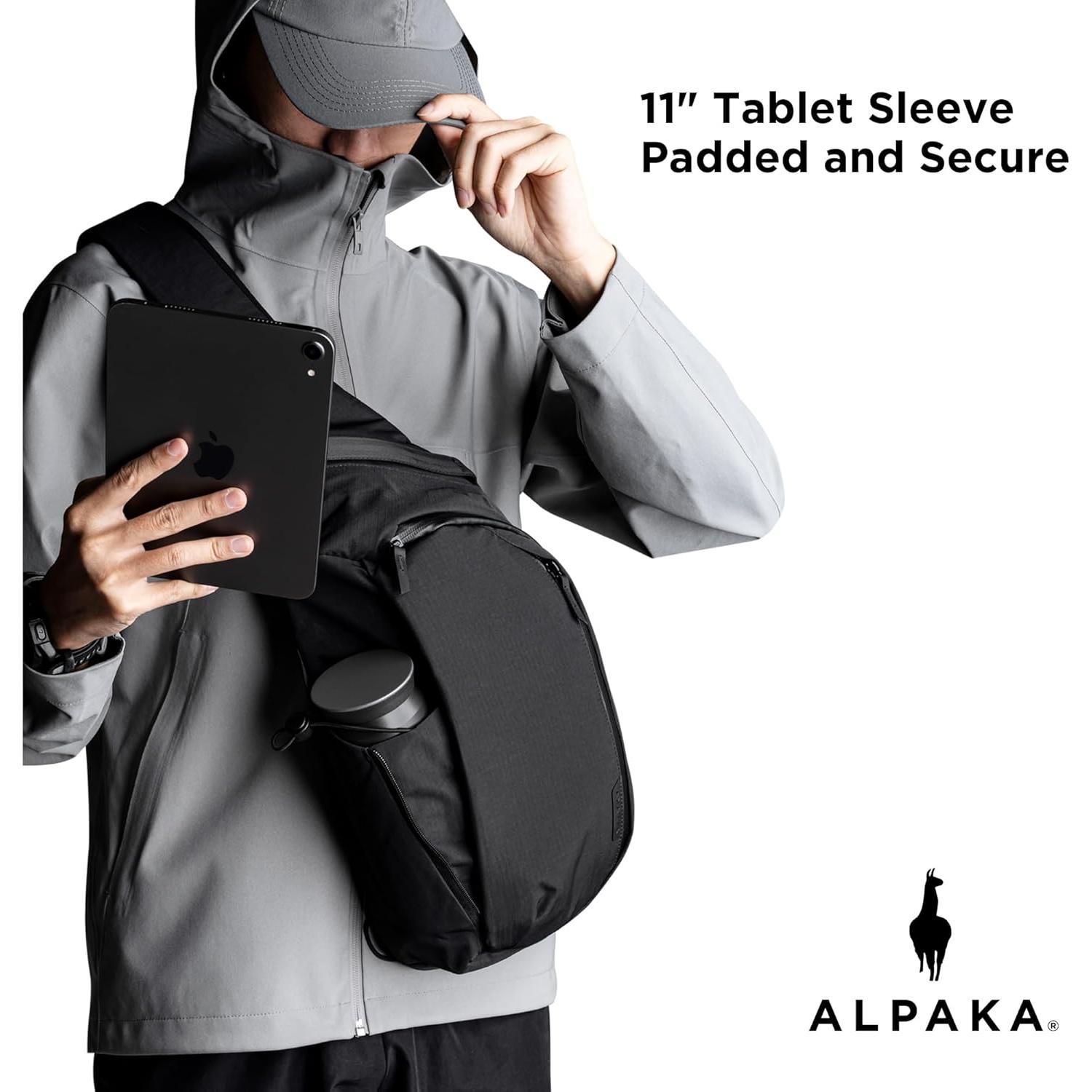 Bolsa Crossbody ALPAKA Metro Hombro Izquierdo 7.5L Negro