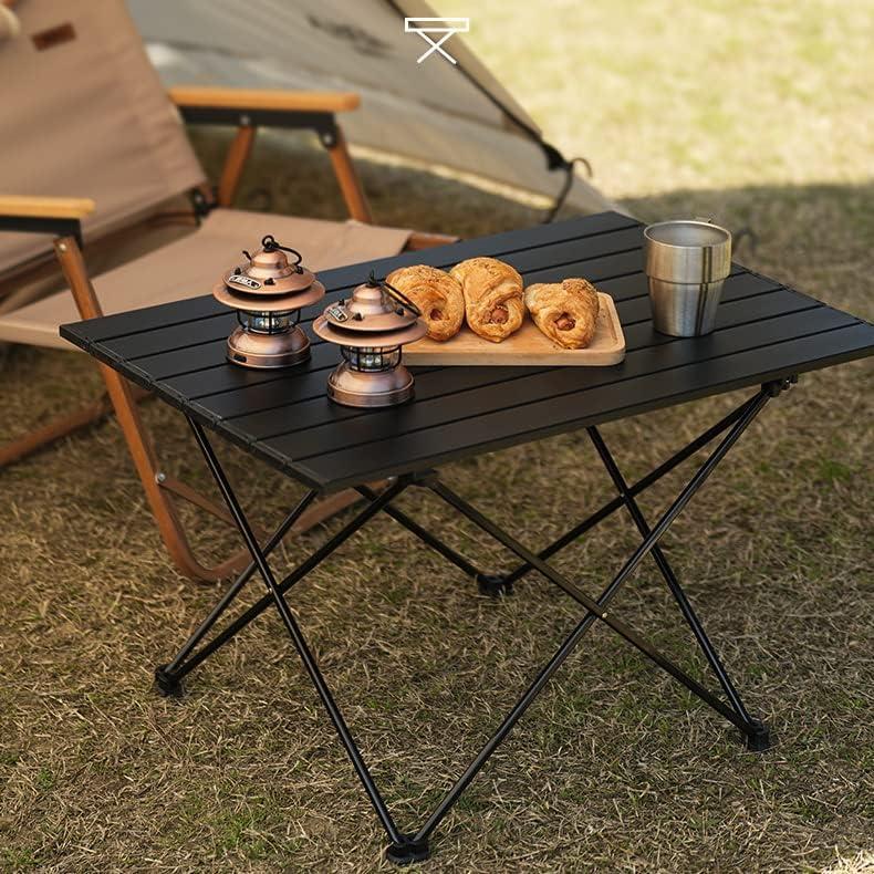 Mesa Plegable SOUJOY para Camping y Playa, Aluminio 39.37x29cm