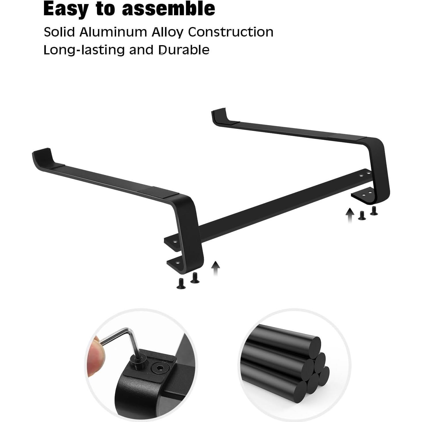 Soporte de Aluminio Thibault para Laptop 14-17" Ergonómico