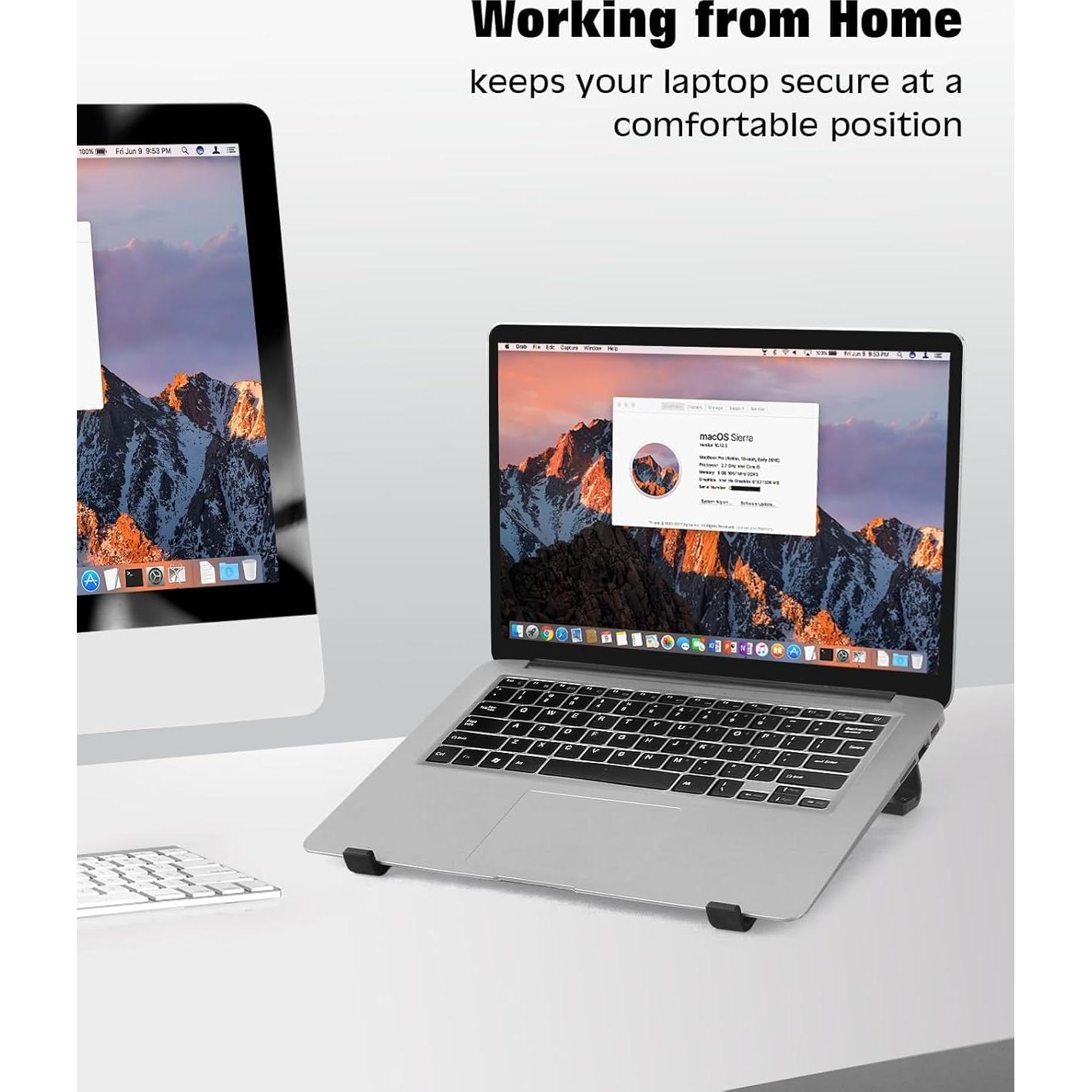 Soporte de Aluminio Thibault para Laptop 14-17" Ergonómico