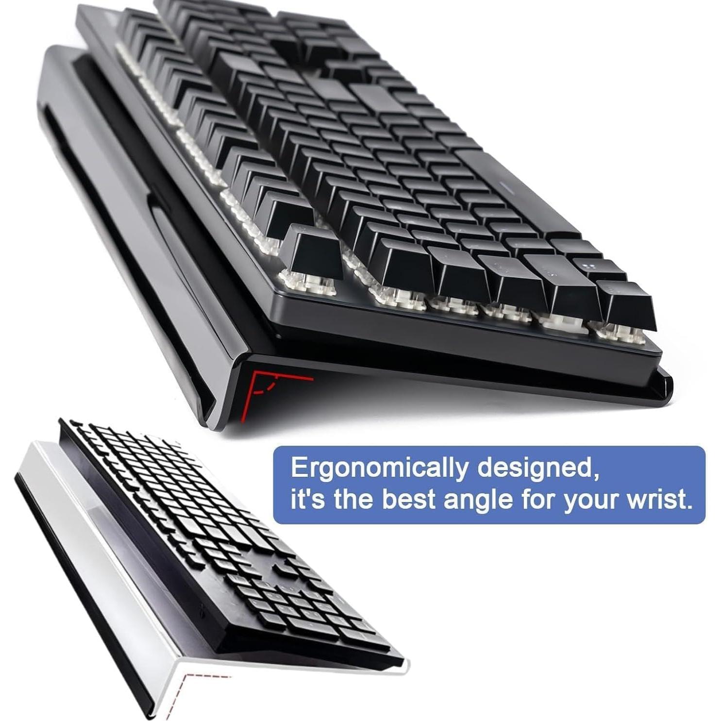 Soporte Ergonómico para Teclado Eitonbu Acrílico Transparente