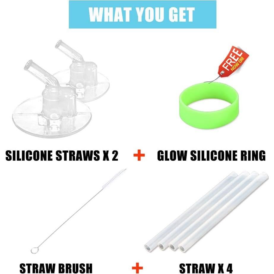 Reemplazo Pajitas Greant para Botella Thermos 12oz - 2 Pzs