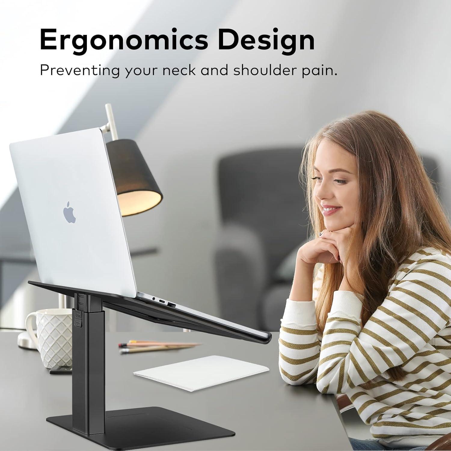 Soporte para Laptop VECOFO Ajustable Ergonómico 10-17"