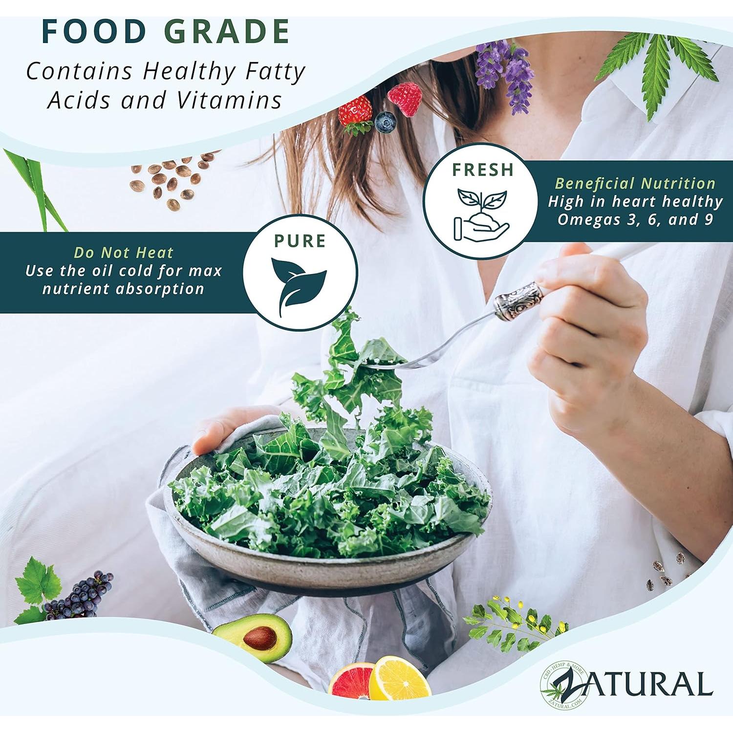 Aceite de Semilla de Uva NakedOil 946ml Prensado en Frío Virgen