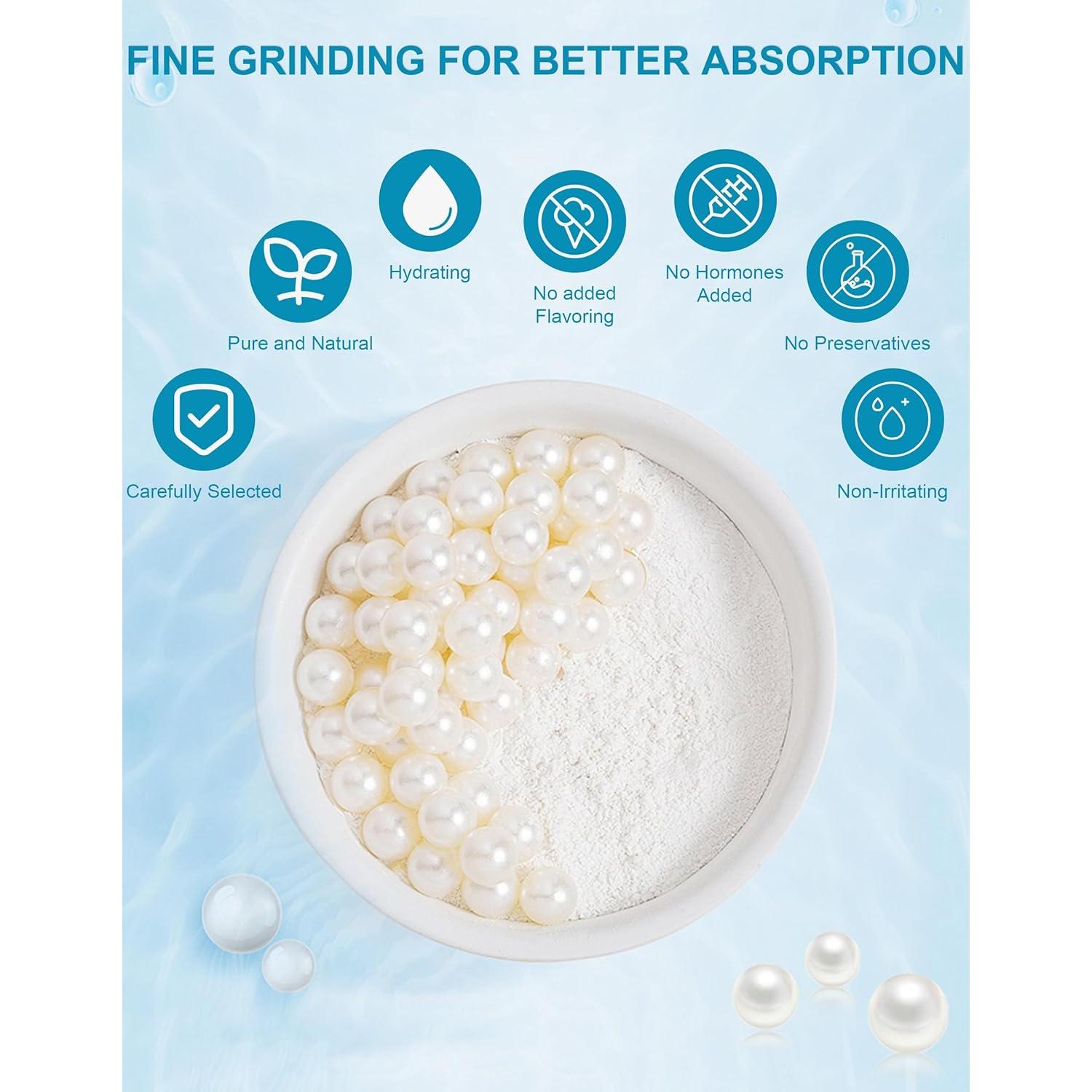 Polvo de Perla Orgánico Jutqut 2PCS 0.57g Cuidado de Piel