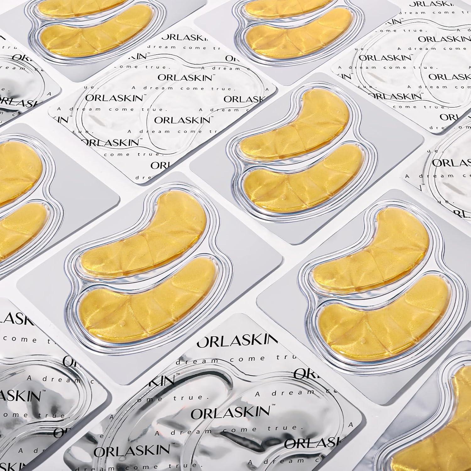 Parche para Ojos ORLASKIN 30 Pares 24K Oro Hidratante