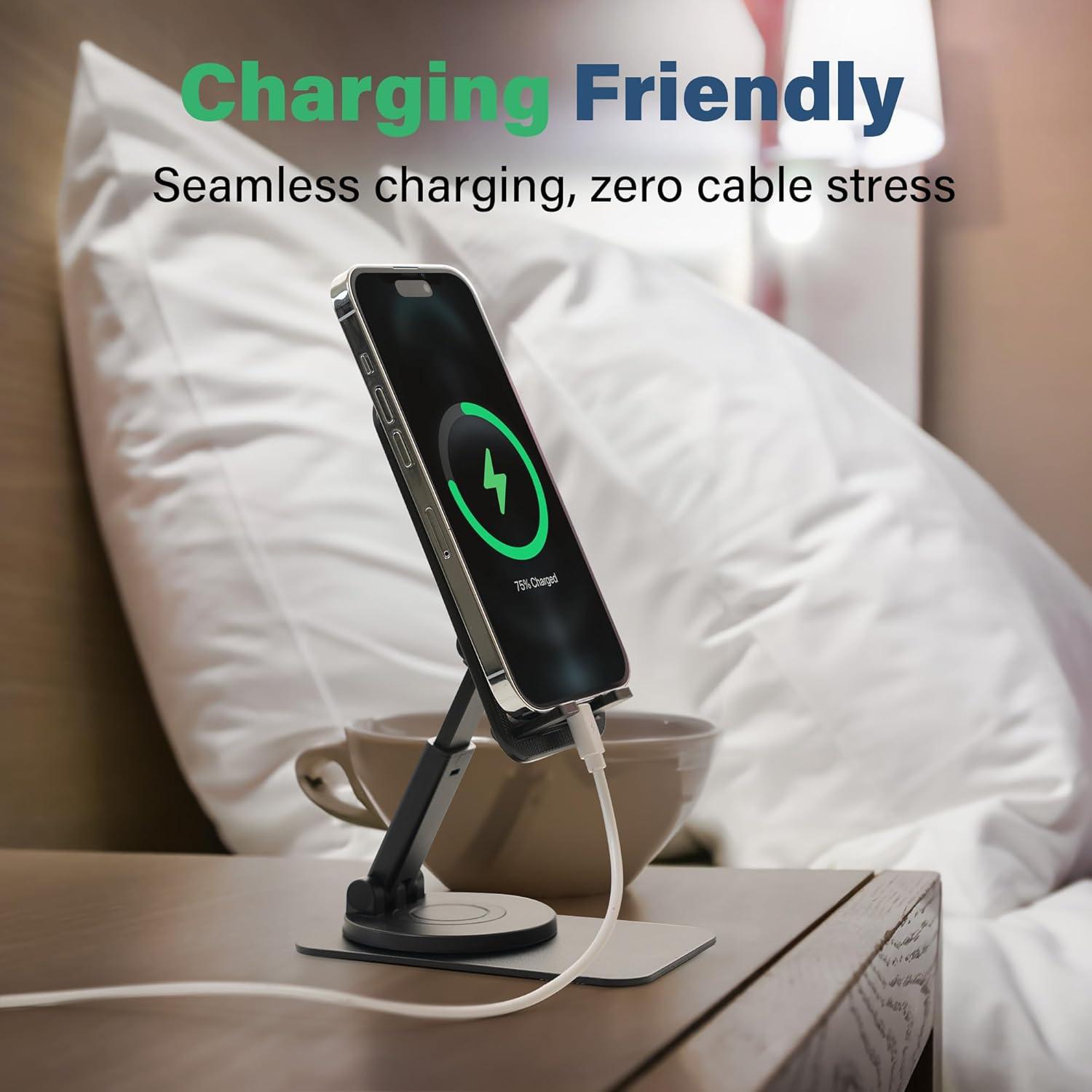 Soporte para Teléfono Móvil Ajustable SenseAGE Negro