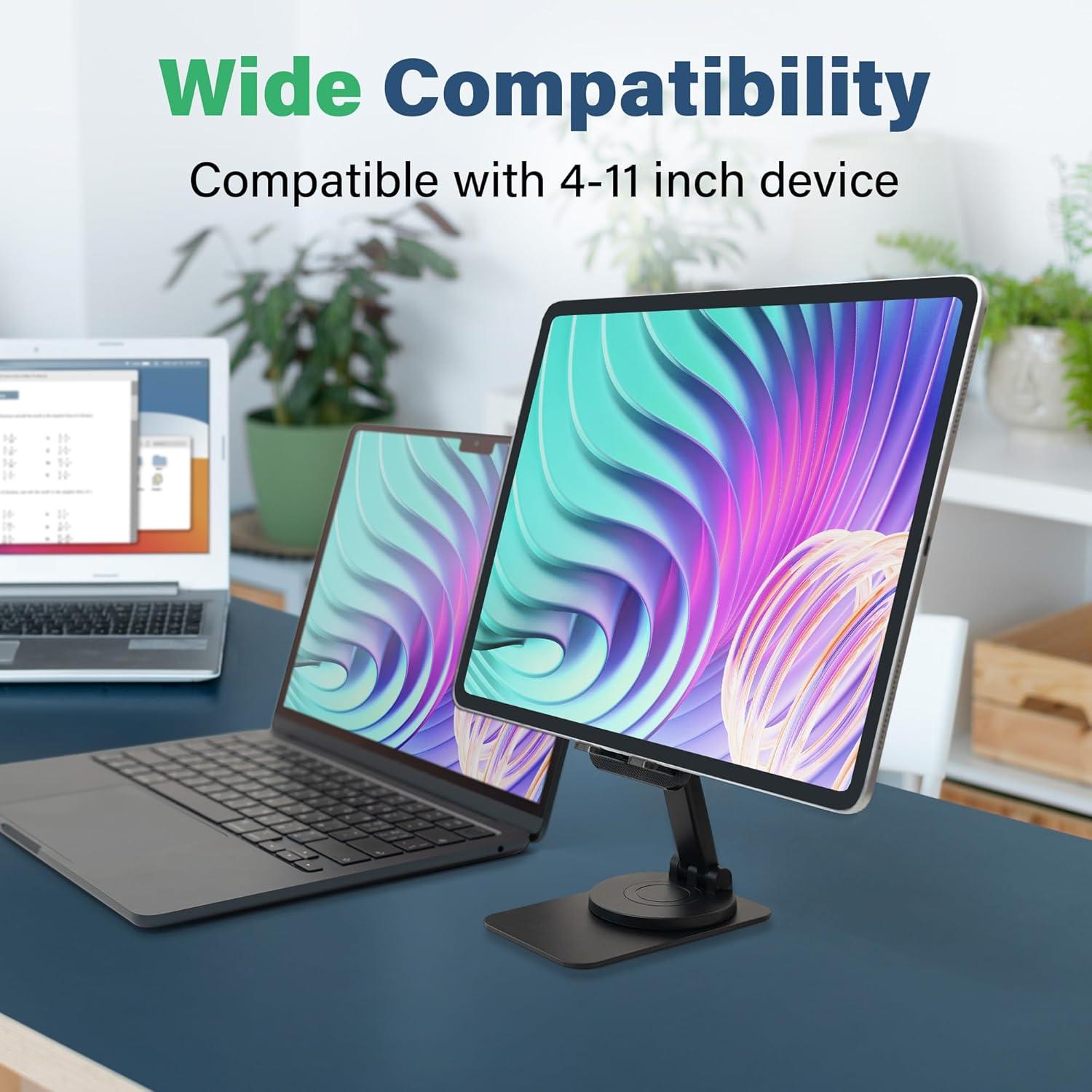 Soporte para Teléfono Móvil Ajustable SenseAGE Negro