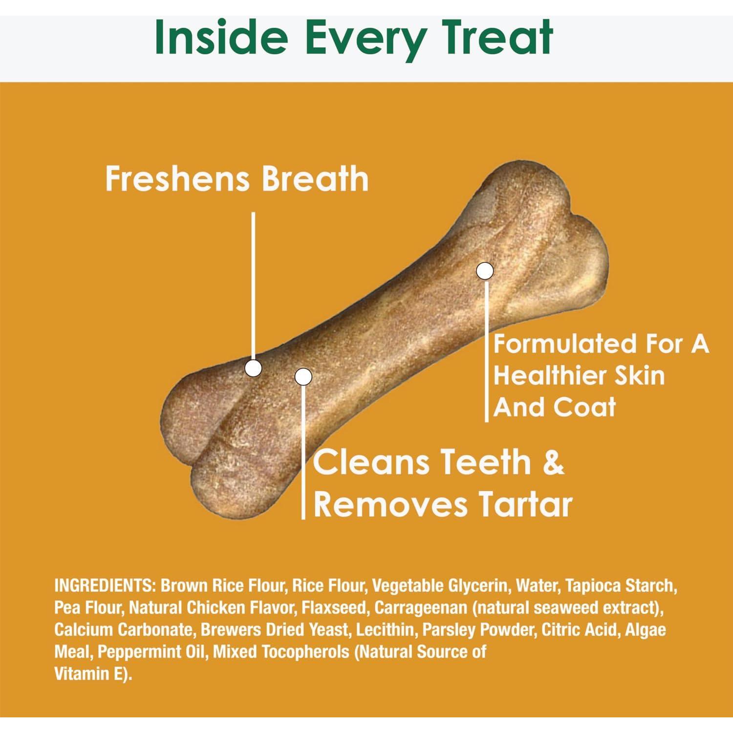 Bonies Natural para Piel y Pelaje Sabor Pollo 5 Huesos