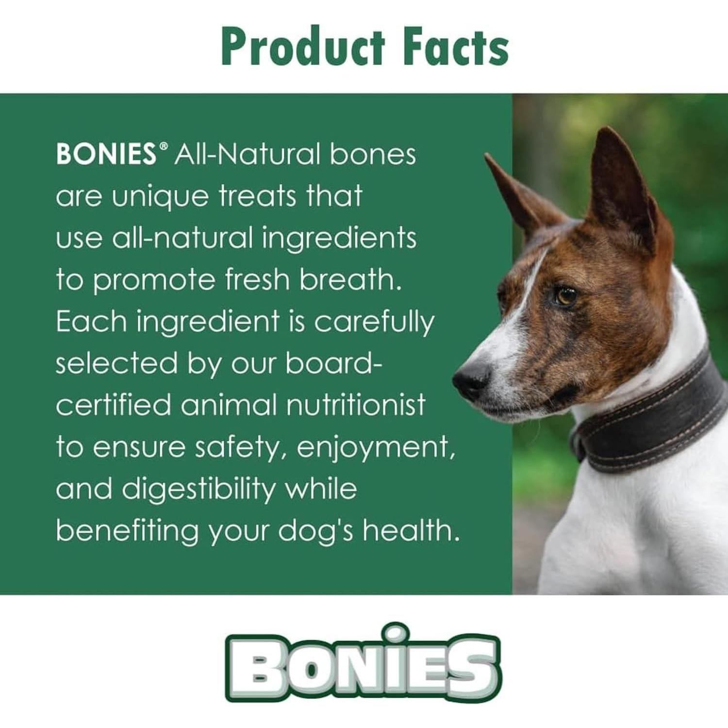 Bonies Natural para Piel y Pelaje Sabor Pollo 5 Huesos