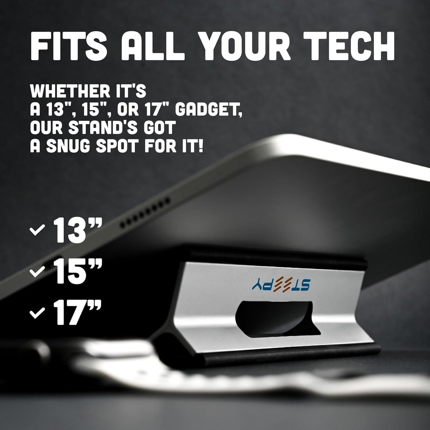 Soporte Ajustable para Laptop Steepy - Elevador 3 Alturas