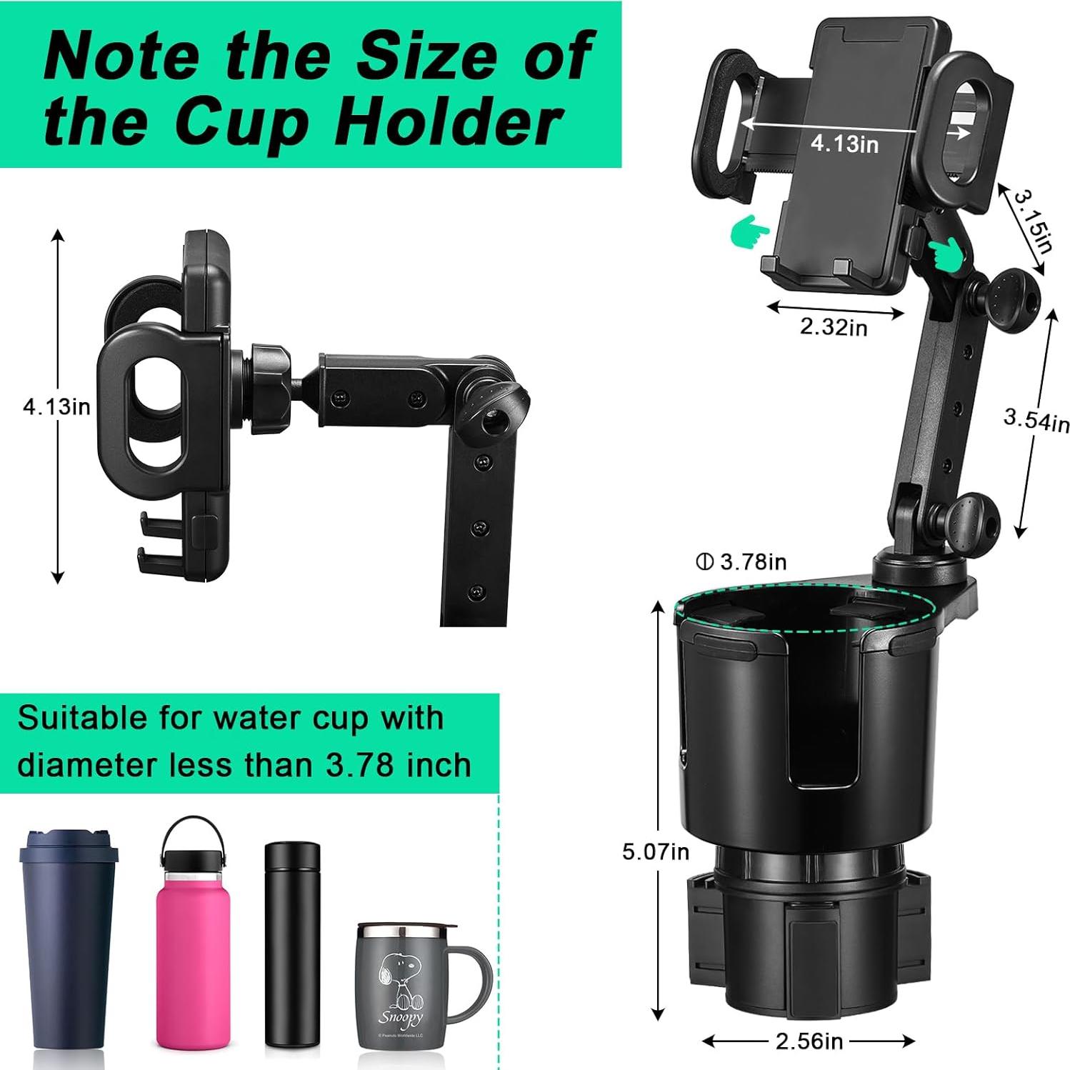 Soporte para Taza de Coche This Hill 3 en 1 Ajustable 2023