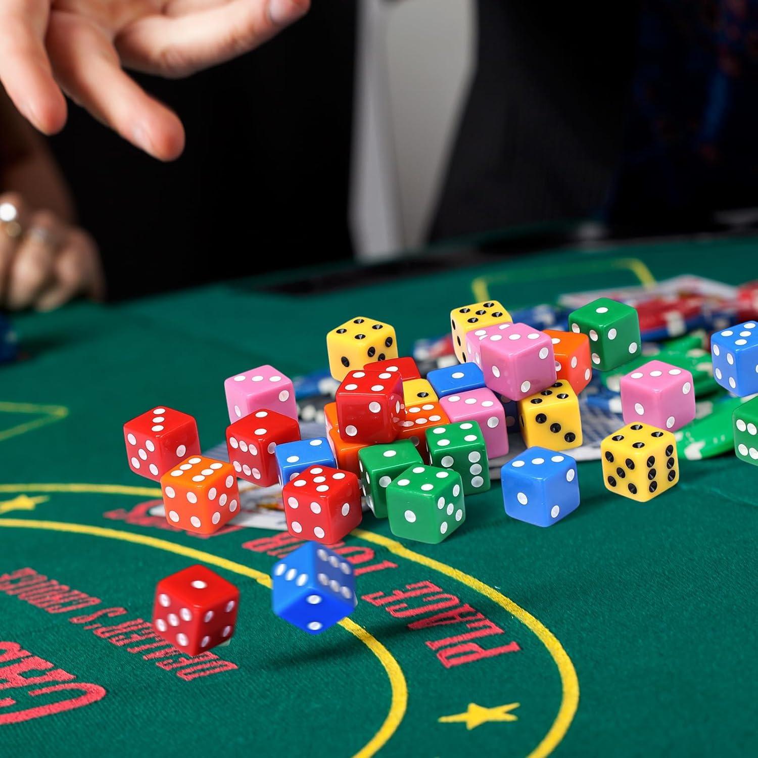 Juego de Dados de 36 Piezas 19mm Seenelling para Casino