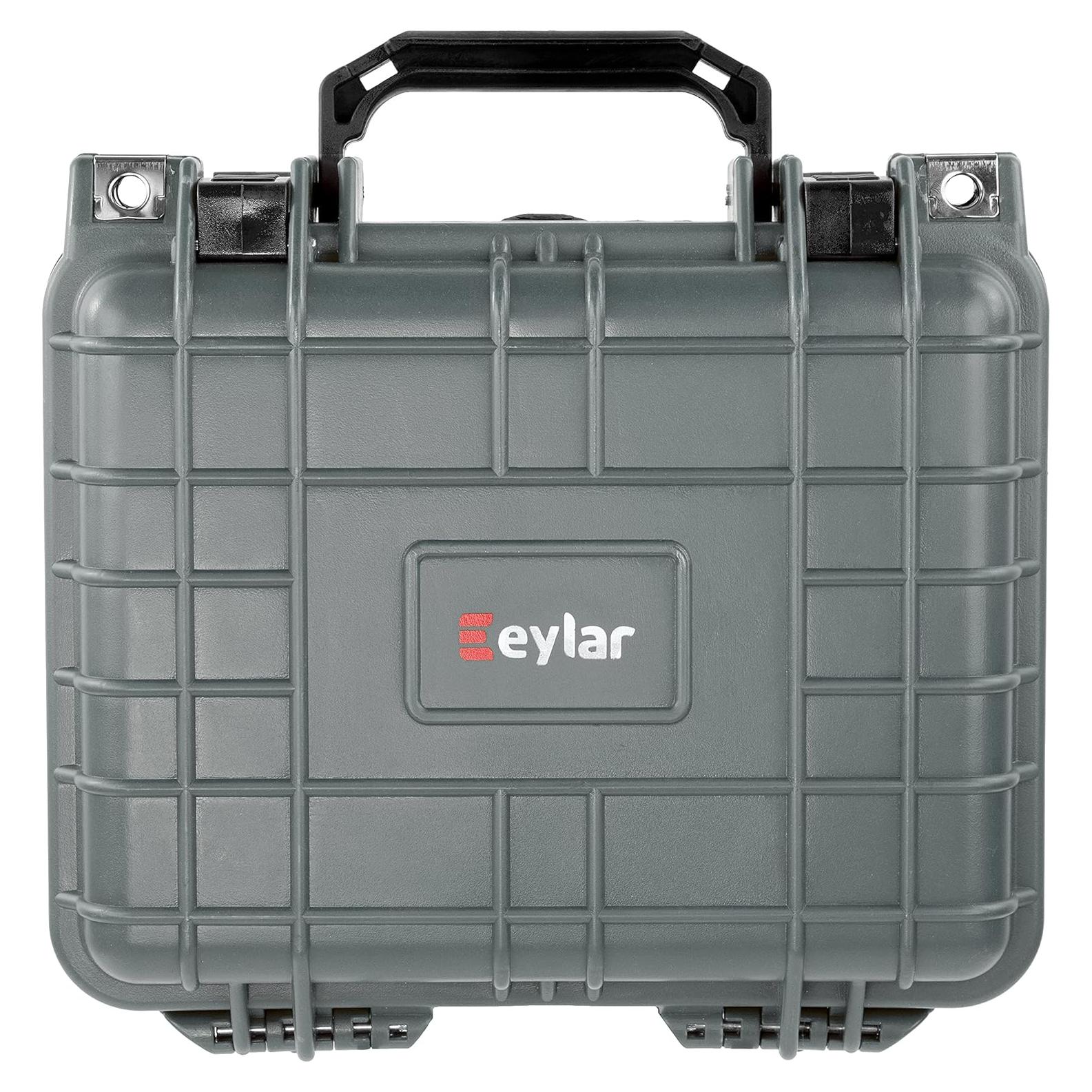 Estuche Duro Impermeable Eylar SA00023 26.98x24.59x17.43 cm Gris